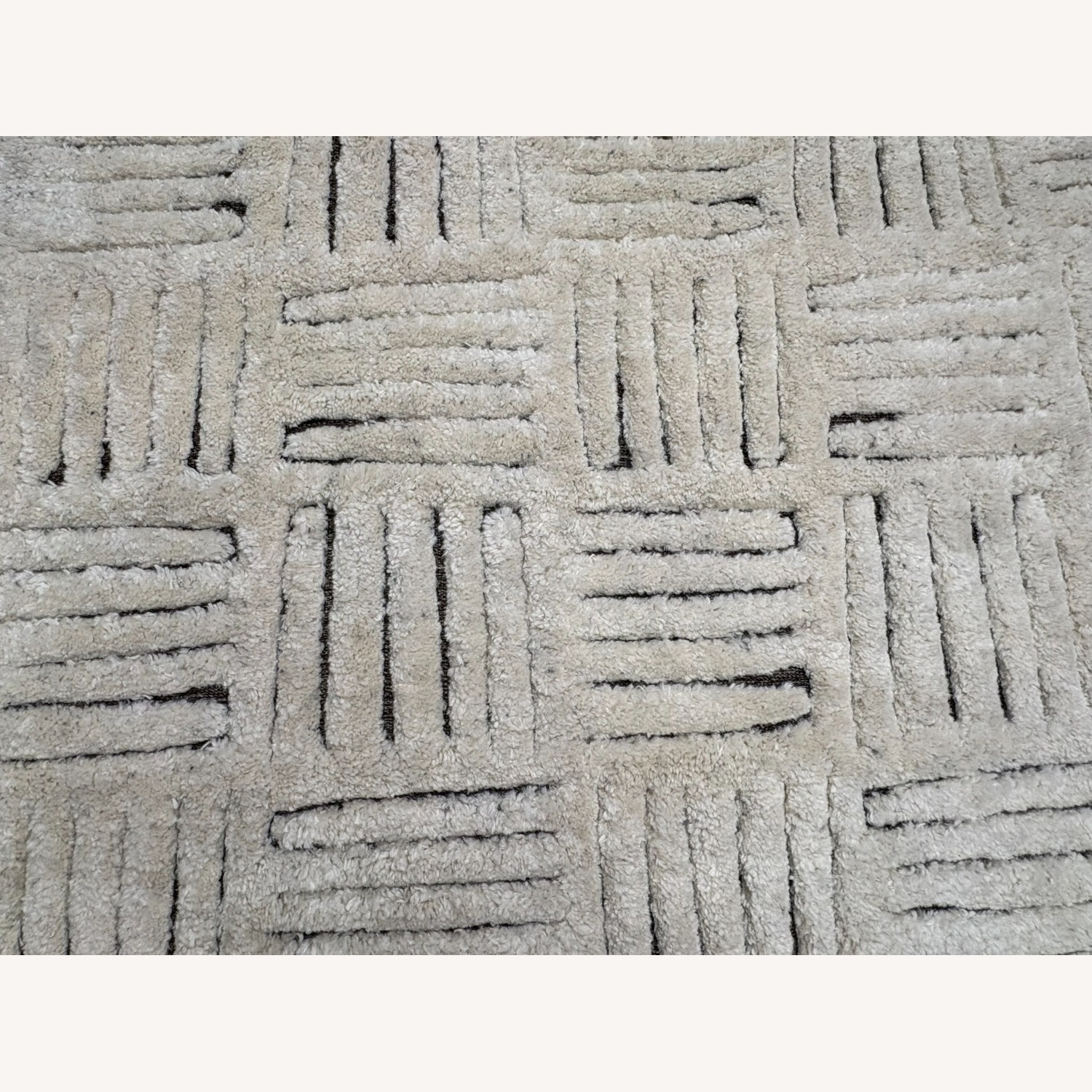 Restoration Hardware Basanti Rug 9' × 12' Marled Ivory/Charcoal - image-6