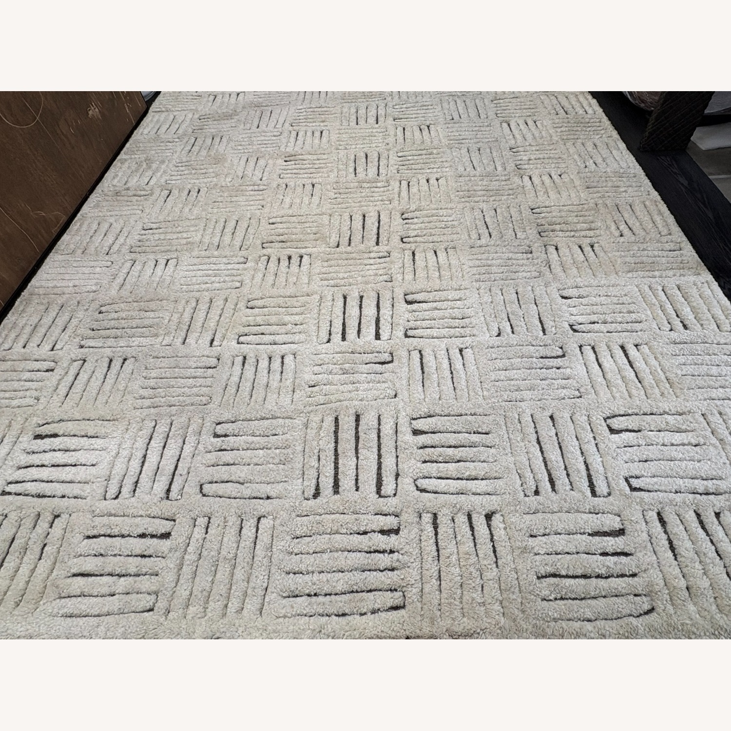 Restoration Hardware Basanti Rug 9' × 12' Marled Ivory/Charcoal - image-18