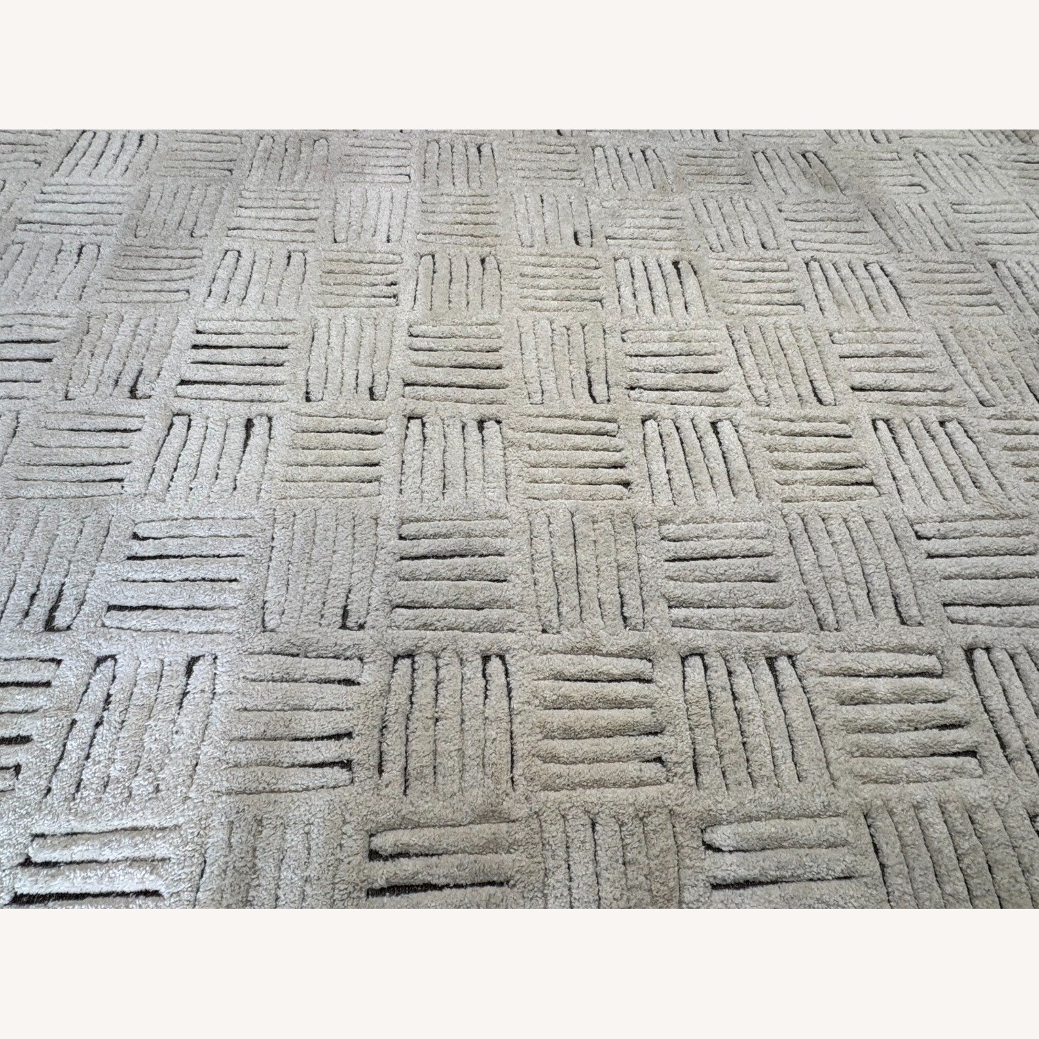 Restoration Hardware Basanti Rug 9' × 12' Marled Ivory/Charcoal - image-24