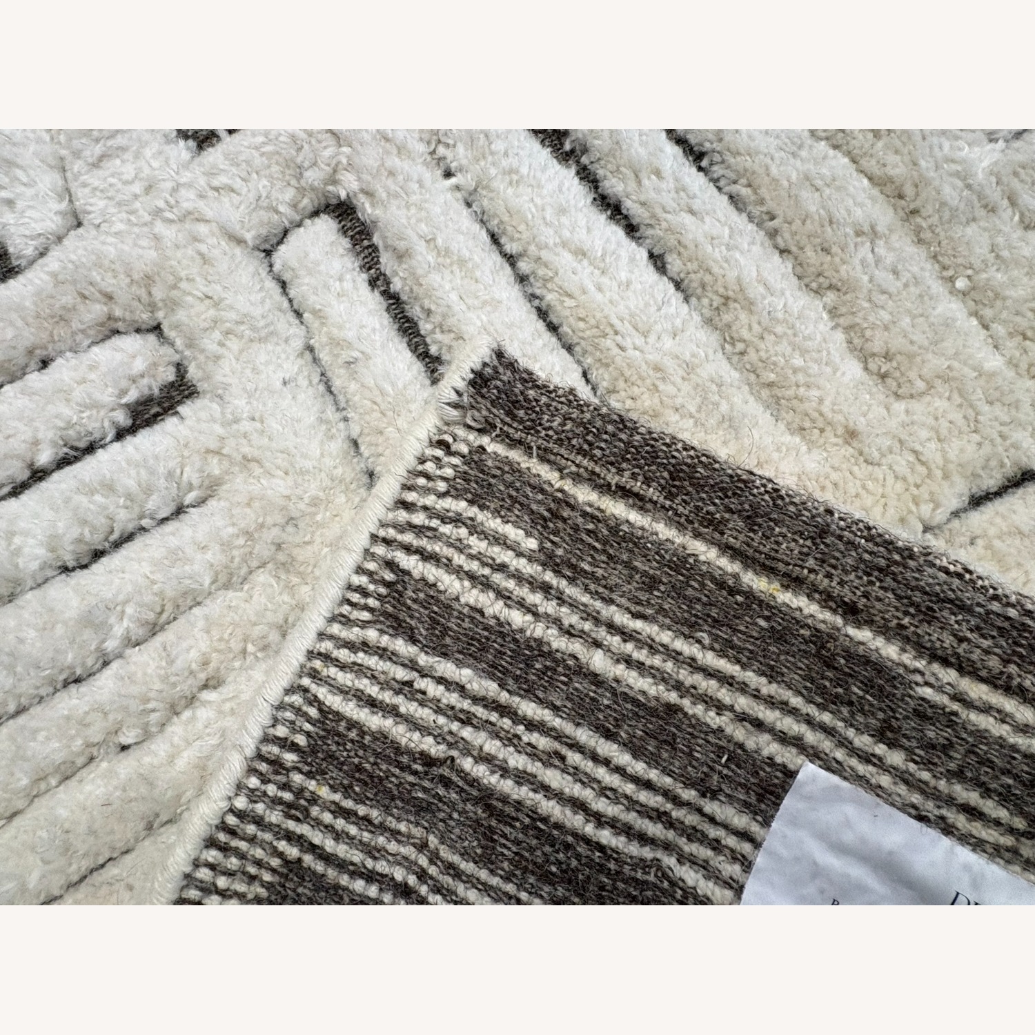 Restoration Hardware Basanti Rug 9' × 12' Marled Ivory/Charcoal - image-22