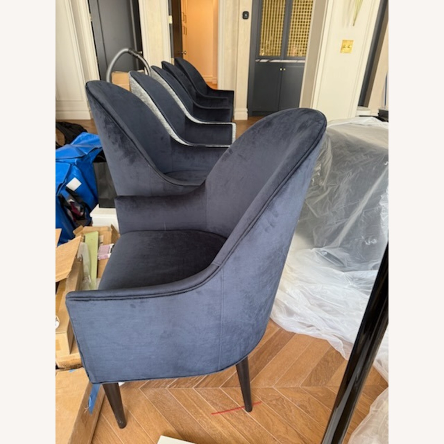 Mitchell Gold + Bob Williams Blue Dining Chairs - image-3