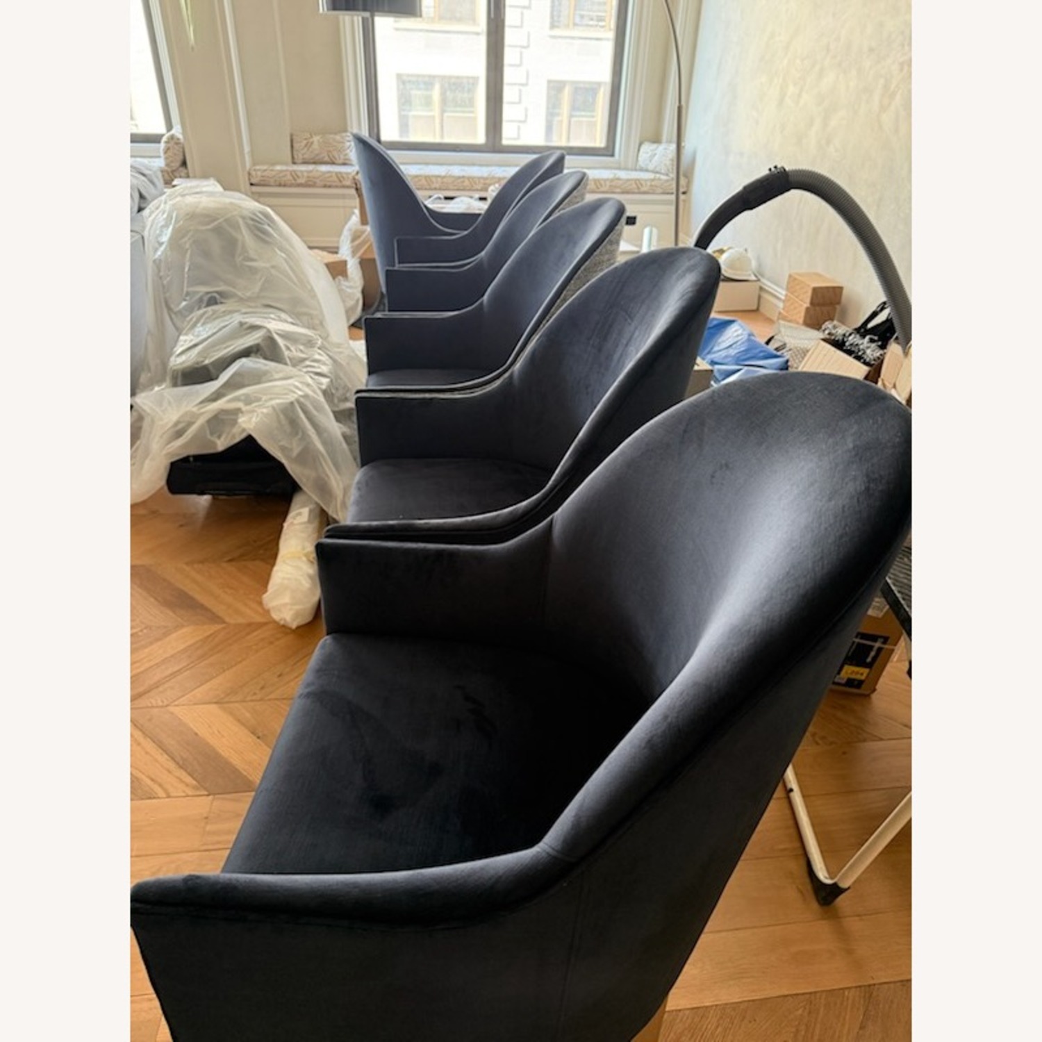 Mitchell Gold + Bob Williams Blue Dining Chairs - image-2