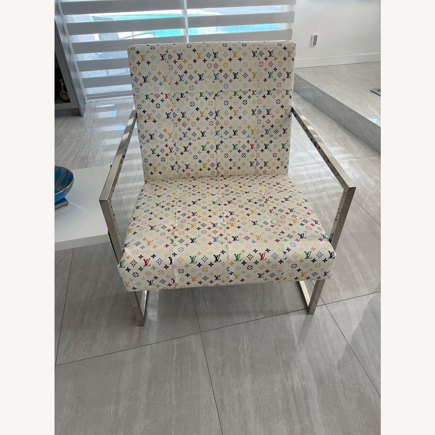 Louis Vuitton Multicolore Monogram Pattern Chair - image-4
