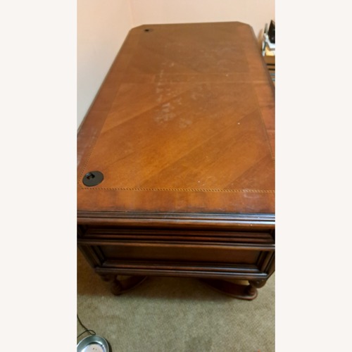 Used Cherry Brown Desk for sale on AptDeco