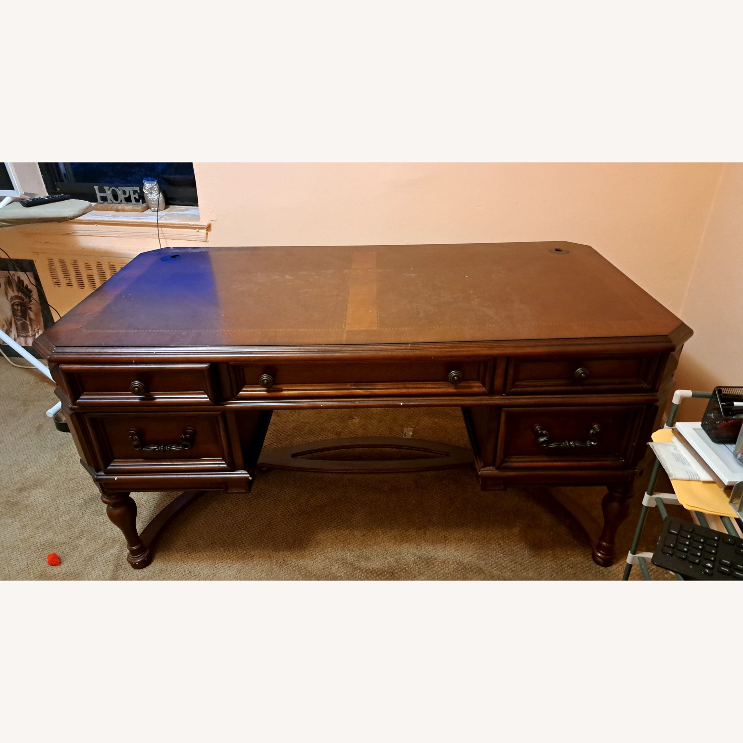 Cherry Brown Desk - image-4