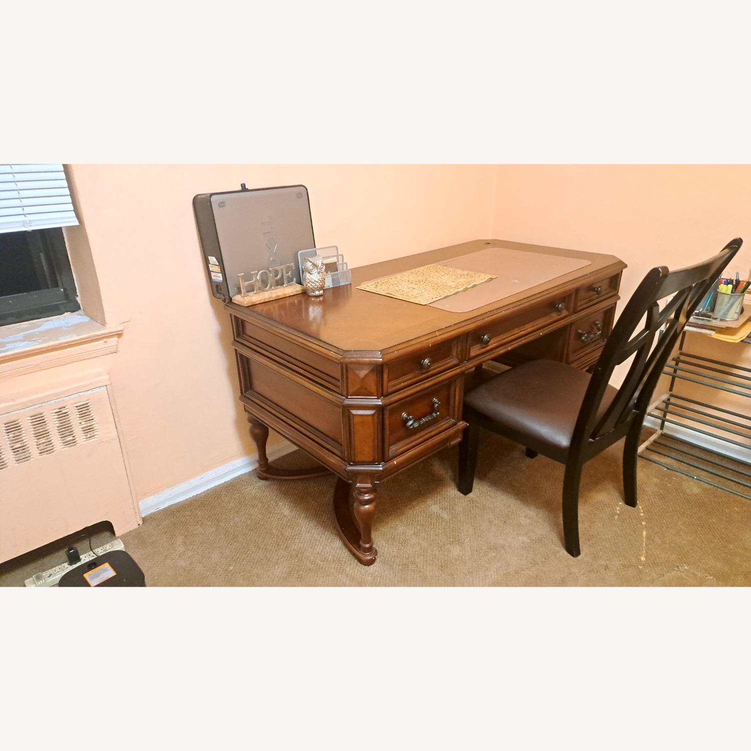 Cherry Brown Desk - image-6