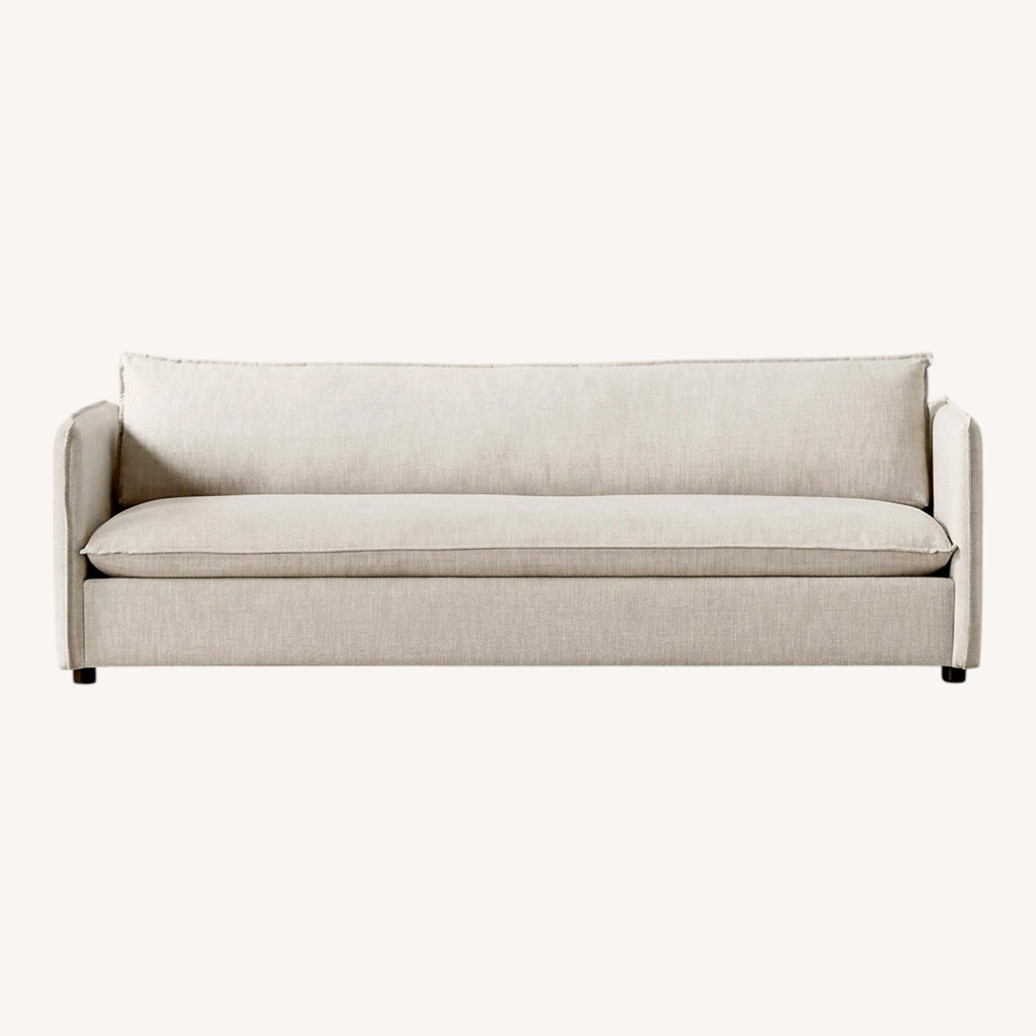CB2 Corroy Natural Linen 3+ Seater Sofa - image-0