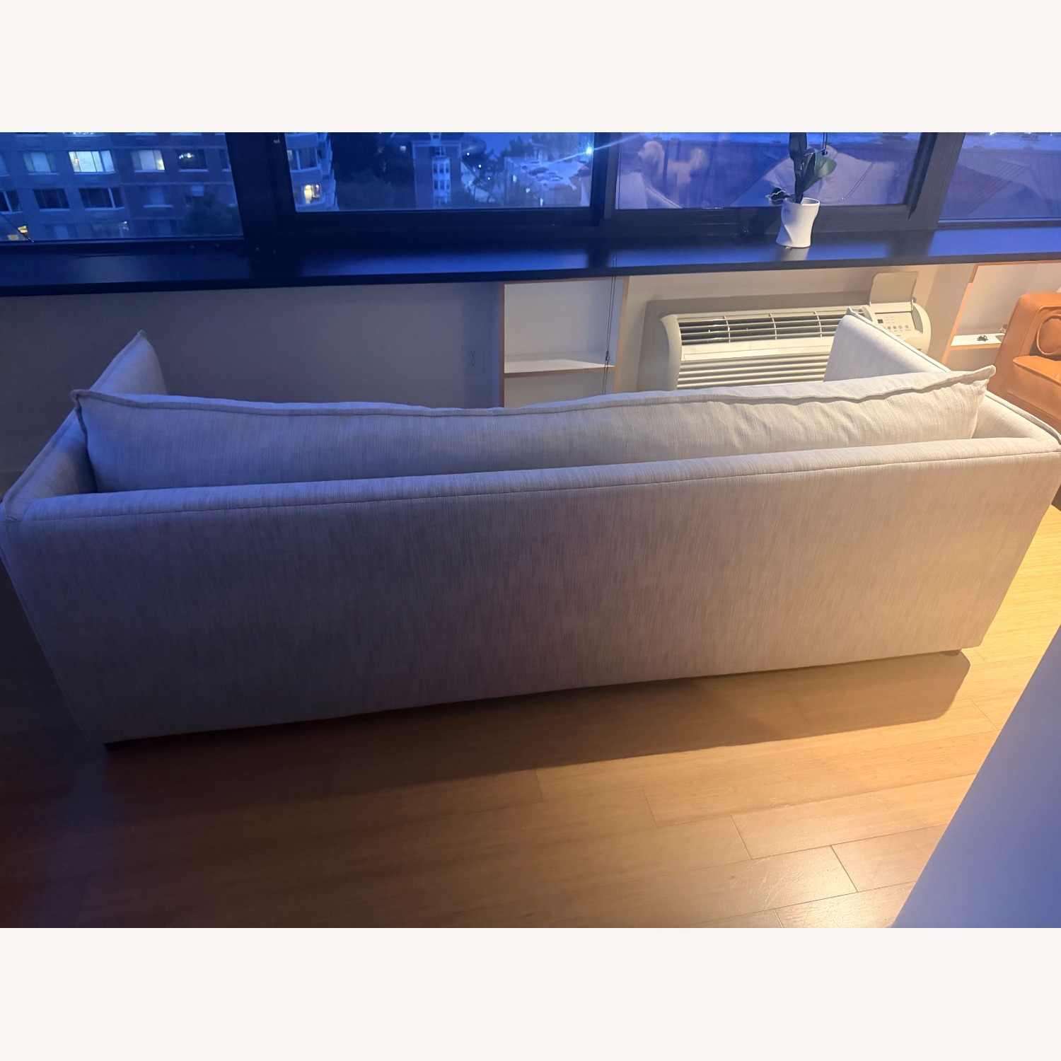 CB2 Corroy Natural Linen 3+ Seater Sofa - image-3