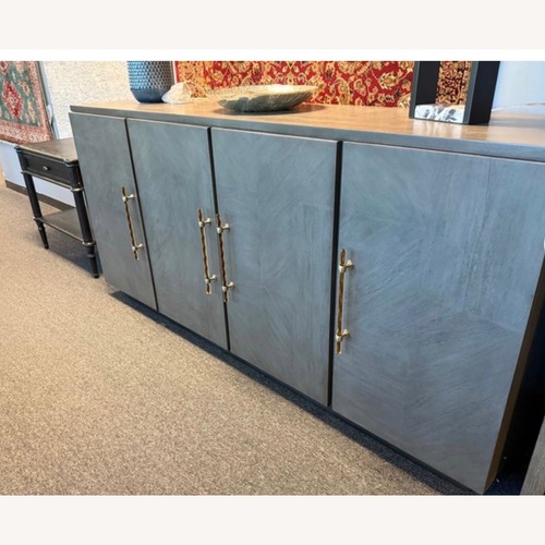 Used Madras Buffet in Grey/Gold for sale on AptDeco