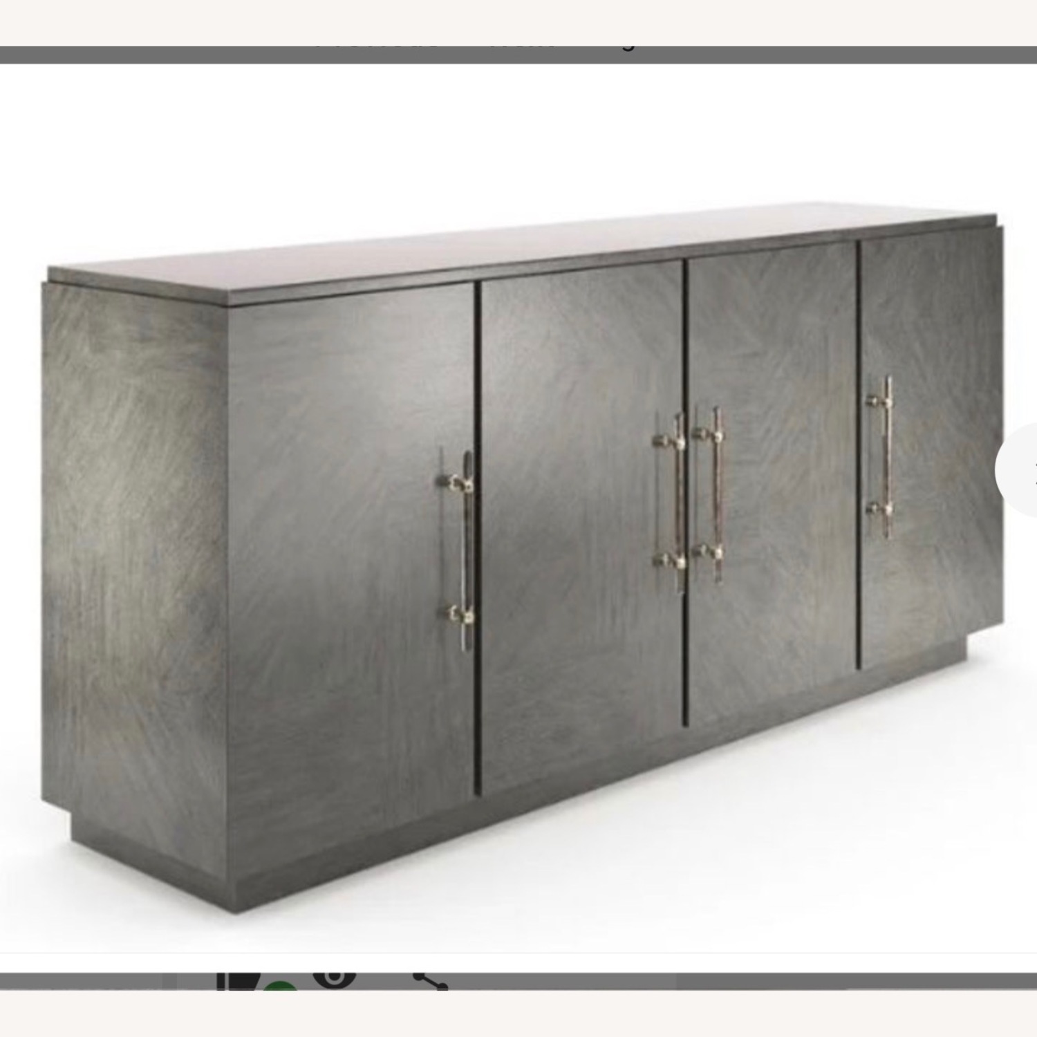 Madras Buffet in Grey/Gold - image-6