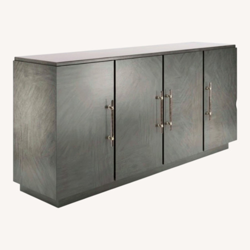 Used Madras Buffet in Grey/Gold for sale on AptDeco