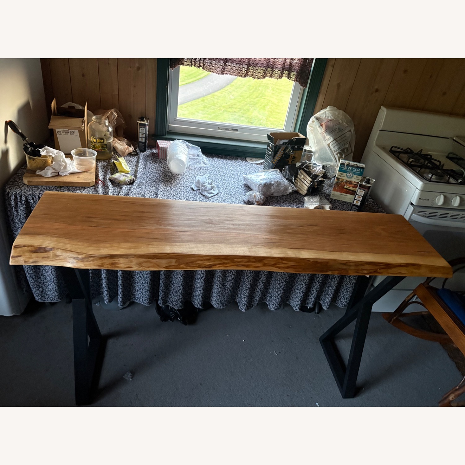 Natural Wood Coffee Table - image-2
