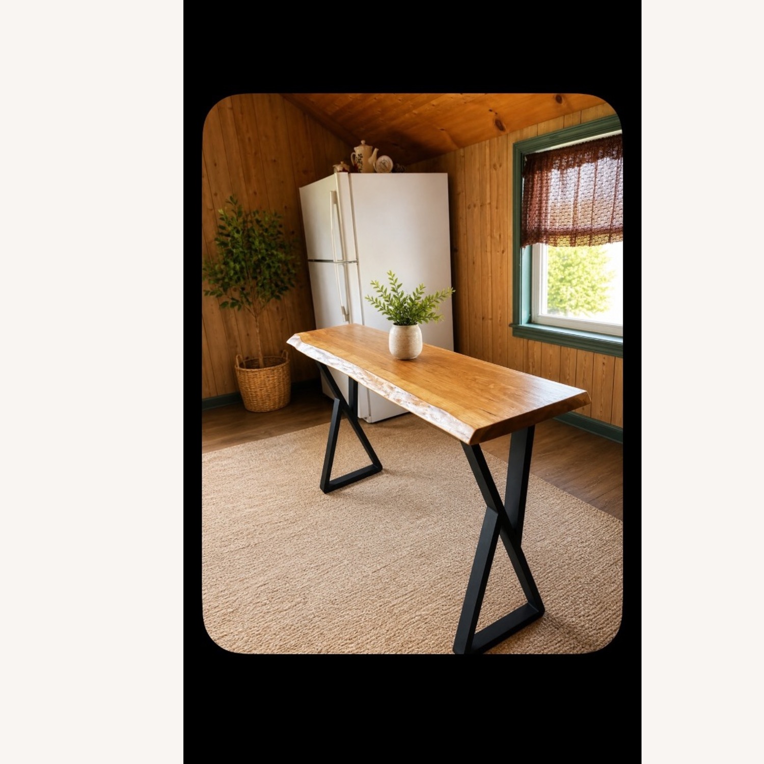 Natural Wood Coffee Table - image-10