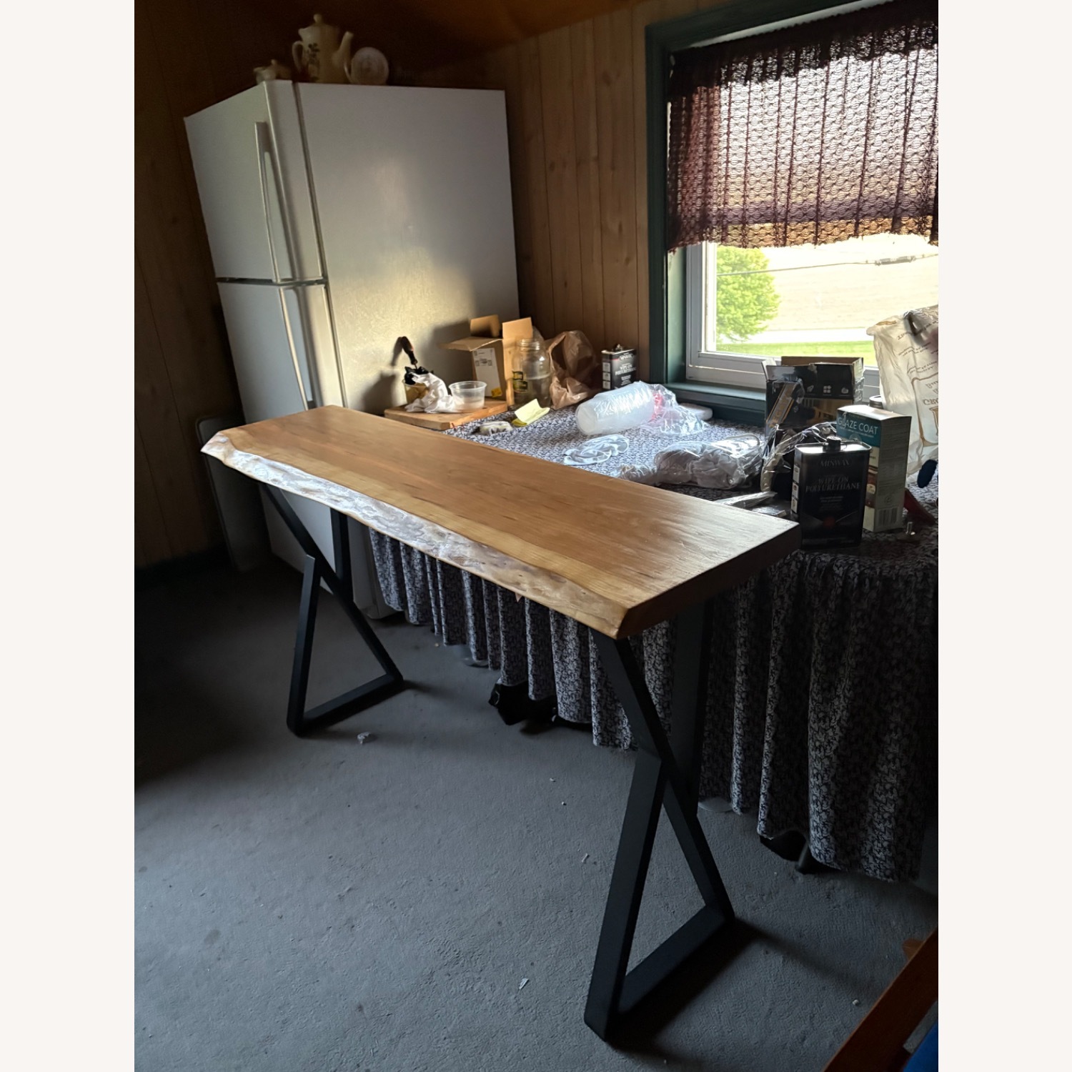 Natural Wood Coffee Table - image-3