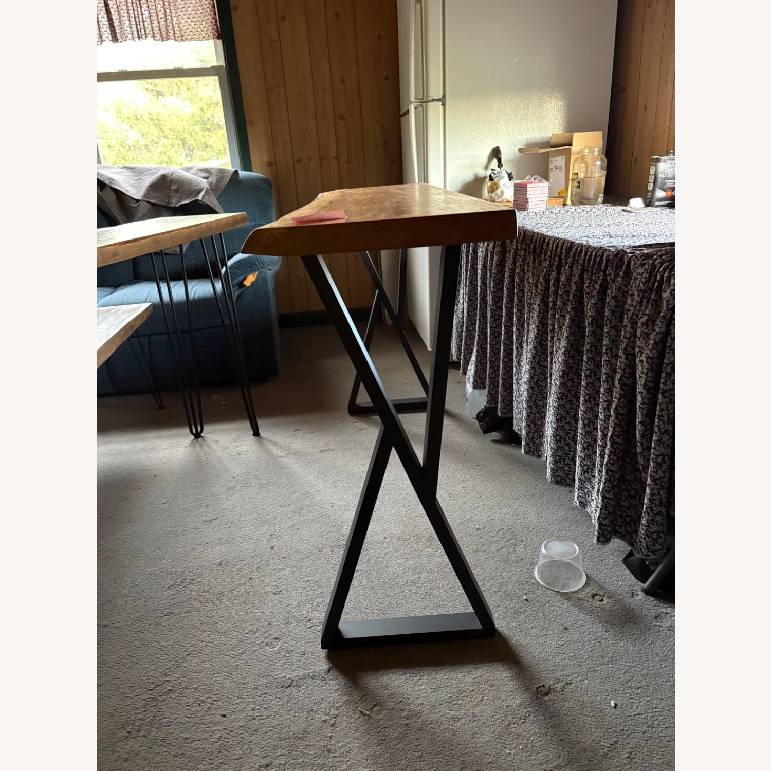 Natural Wood Coffee Table - image-8