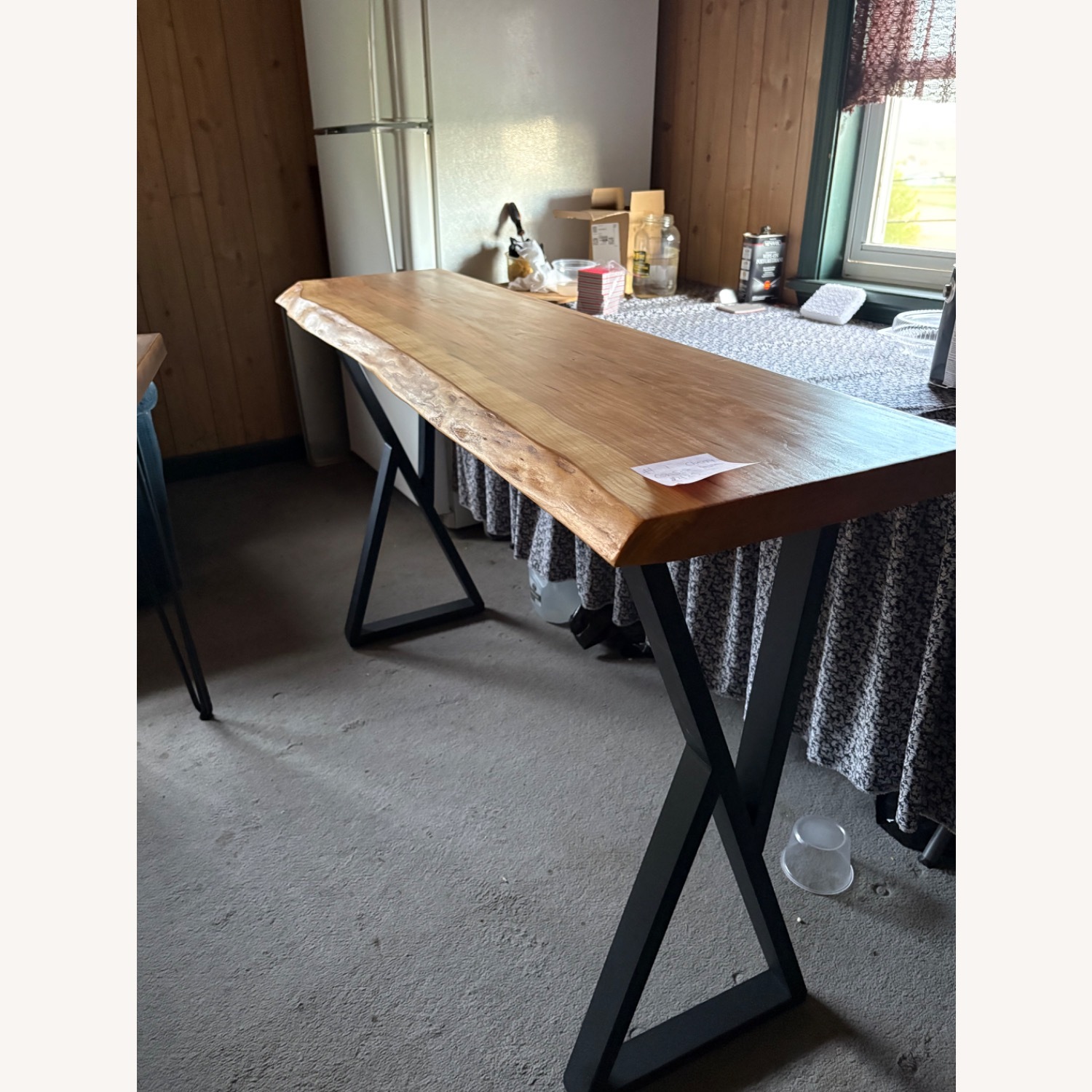 Natural Wood Coffee Table - image-9