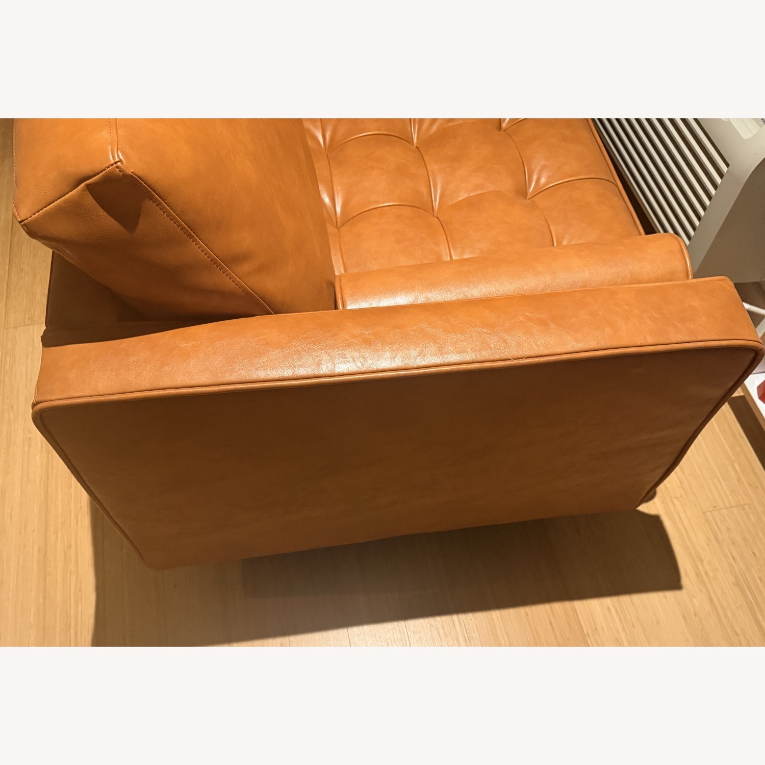 Wayfair Nappa Light Brown Leather 3+ Seater Sofa - image-3