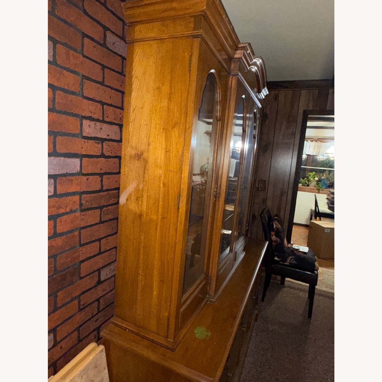 Davis Cabinet Company Walnut Wood china cabinet  - image-3