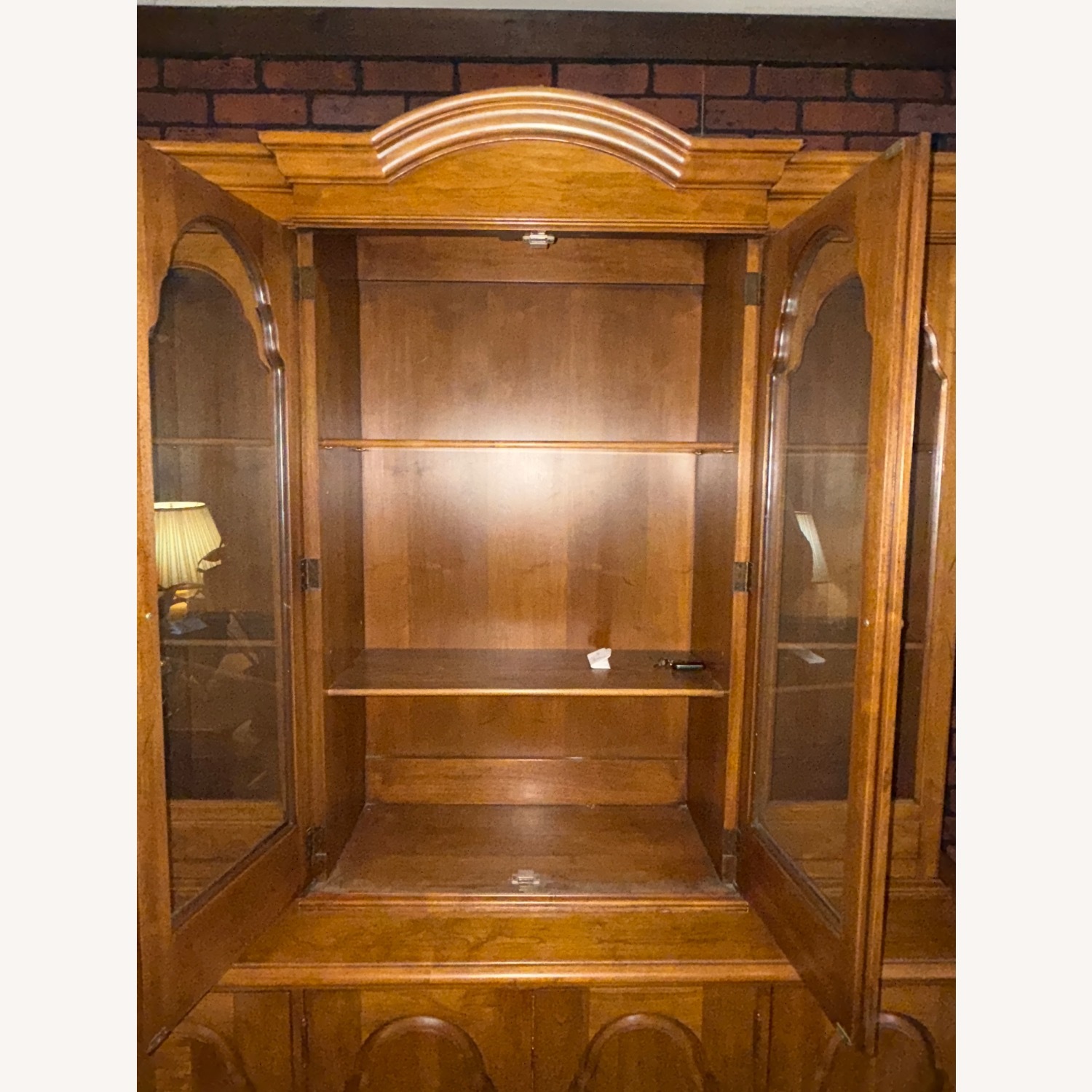 Davis Cabinet Company Walnut Wood china cabinet  - image-2