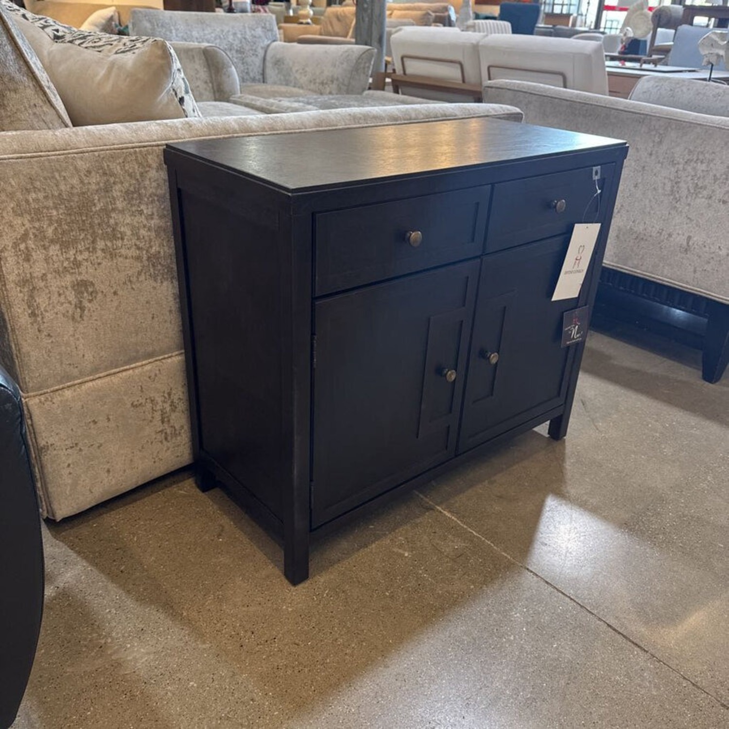Imperial 2-Drawer Cabinet Chocolate Brown - image-2