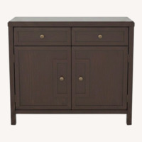 Imperial 2-Drawer Cabinet Chocolate Brown