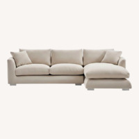 Valyou Feathers Sectional Sofa 110’