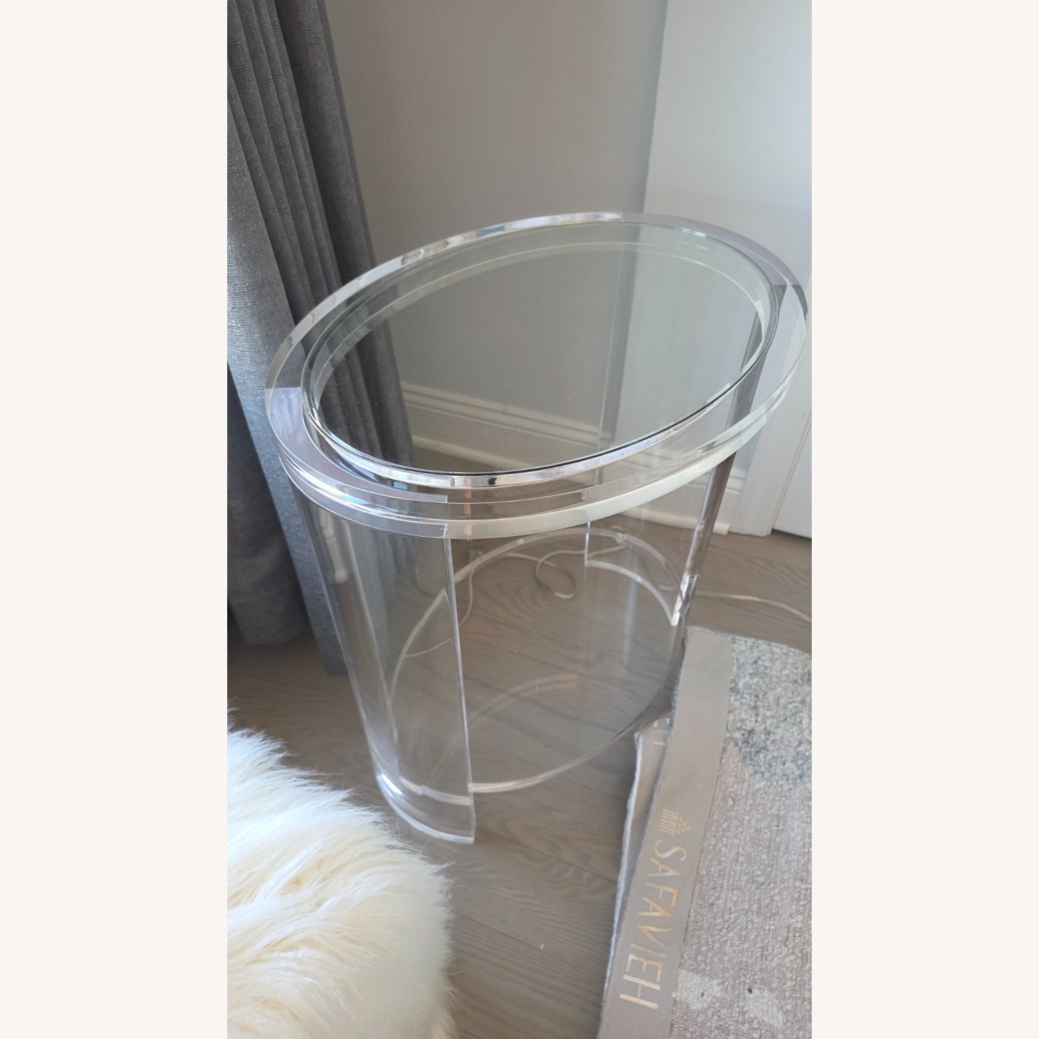 Interlude Home Marcel Acrylic Side Table - image-2