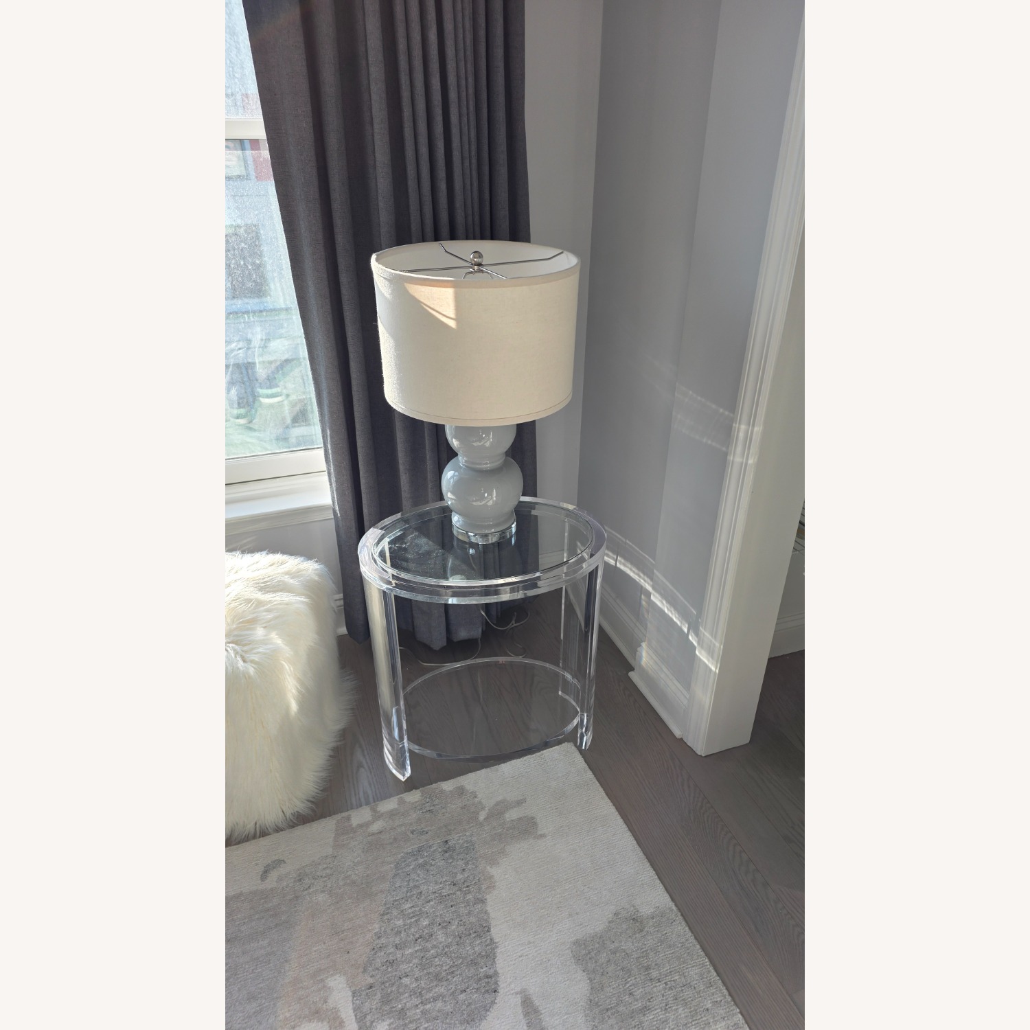 Interlude Home Marcel Acrylic Side Table - image-3