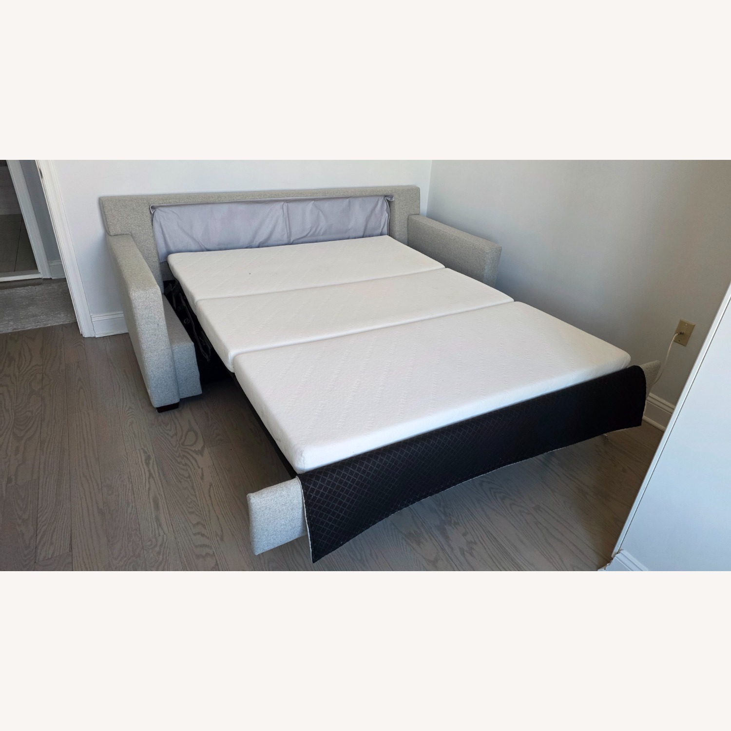 Design Within Reach Light Gray Sleeper Sofa - image-2
