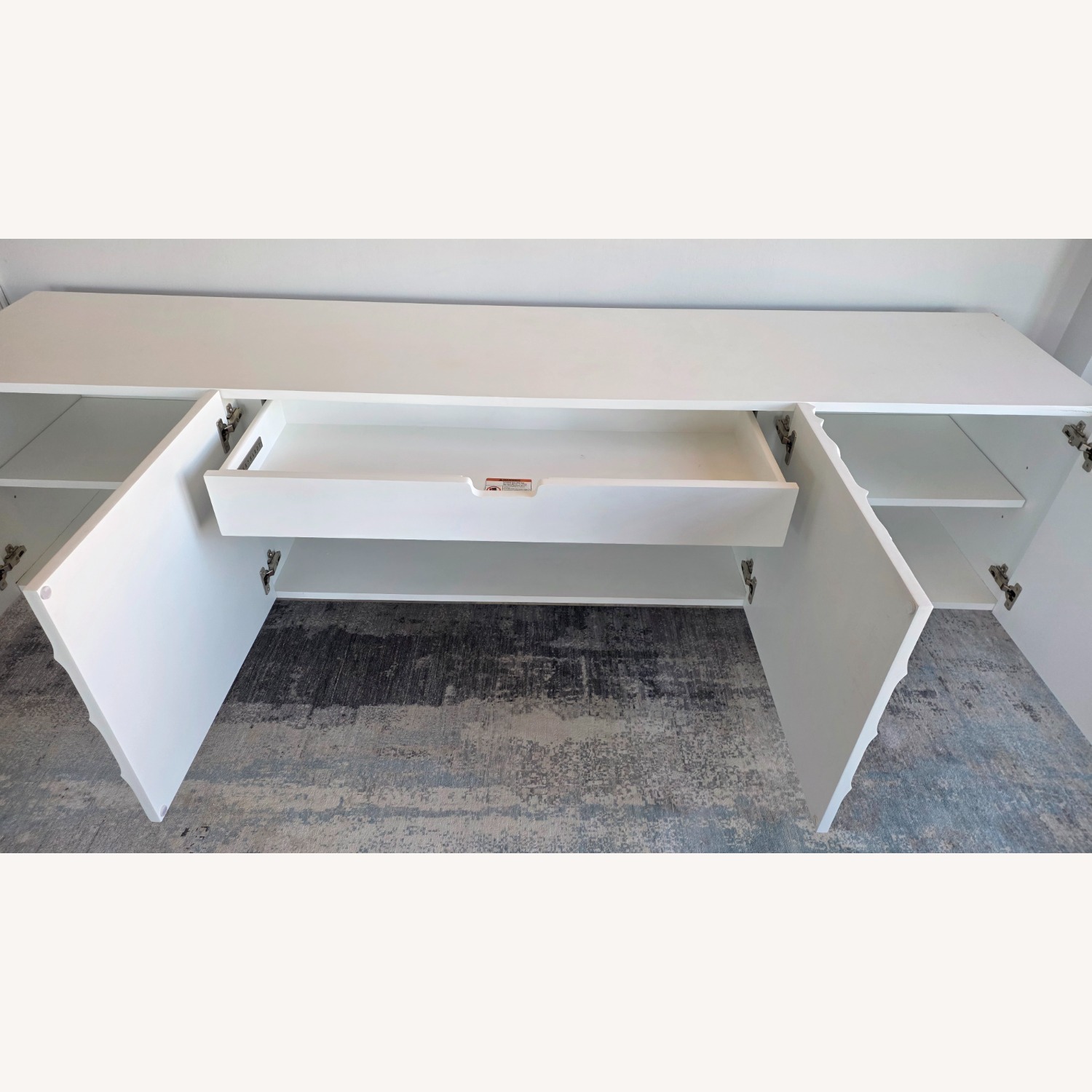 Bernhardt Penrose Credenza White Sideboard - image-7