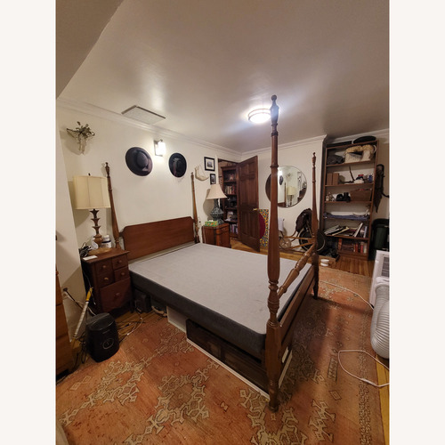 Used Vintage Four Poster Full Bed for sale on AptDeco