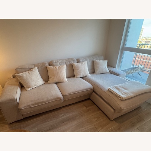 Used IKEA Kivik Natural Chaise Lounge for sale on AptDeco