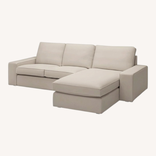 Used IKEA Kivik Natural Chaise Lounge for sale on AptDeco
