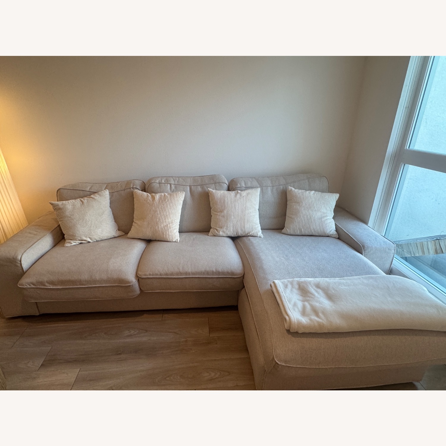 IKEA Kivik Natural Chaise Lounge - image-2
