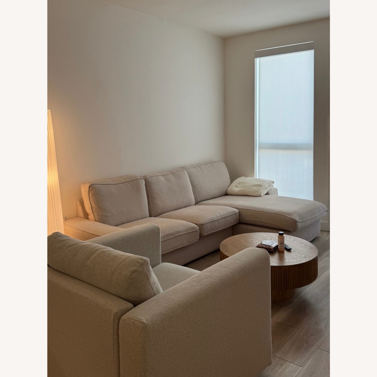 IKEA Kivik Natural Chaise Lounge - image-4