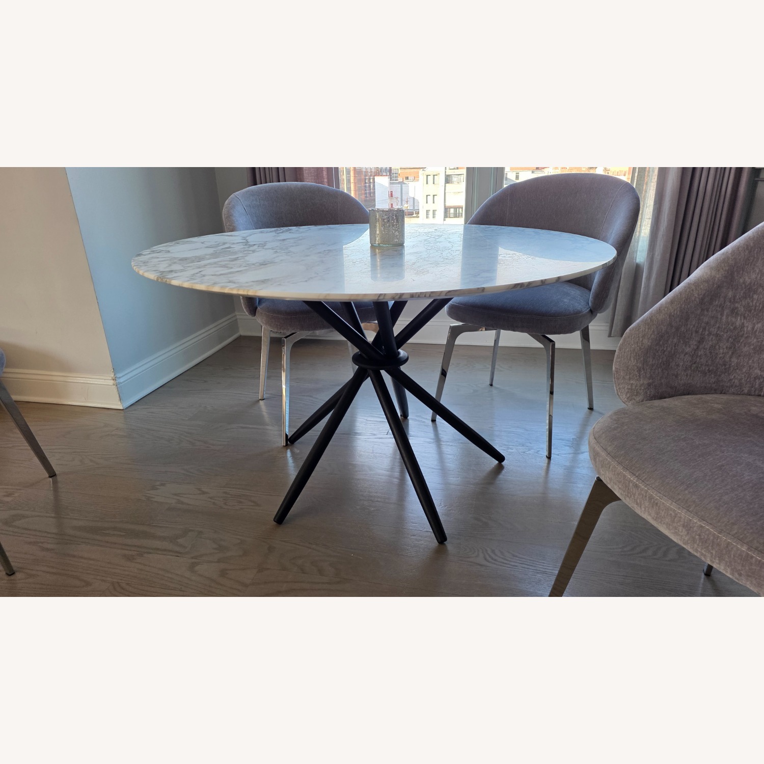 The Conran Shop Stix White Marble Dining Table - image-3