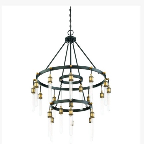 Used Savoy House Campbell 21-Light Chandelier for sale on AptDeco
