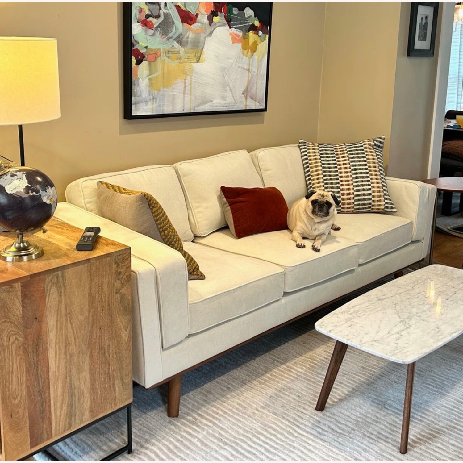 Vintage/Antique 3+ Seater Sofa - image-5