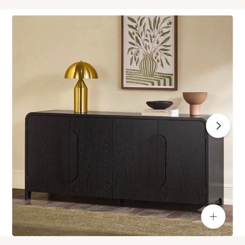Used Walker Edison Black Media Storage for sale on AptDeco