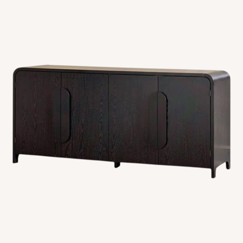 Used Walker Edison Black Media Storage for sale on AptDeco