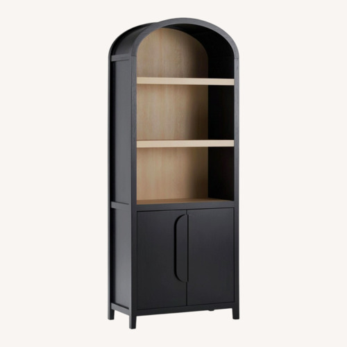 Used Walker Edison Modern Arched 3-Shelf Bookcase for sale on AptDeco