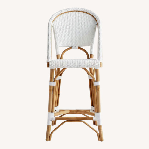 Used Serena Riviera Bar Stools - White  for sale on AptDeco