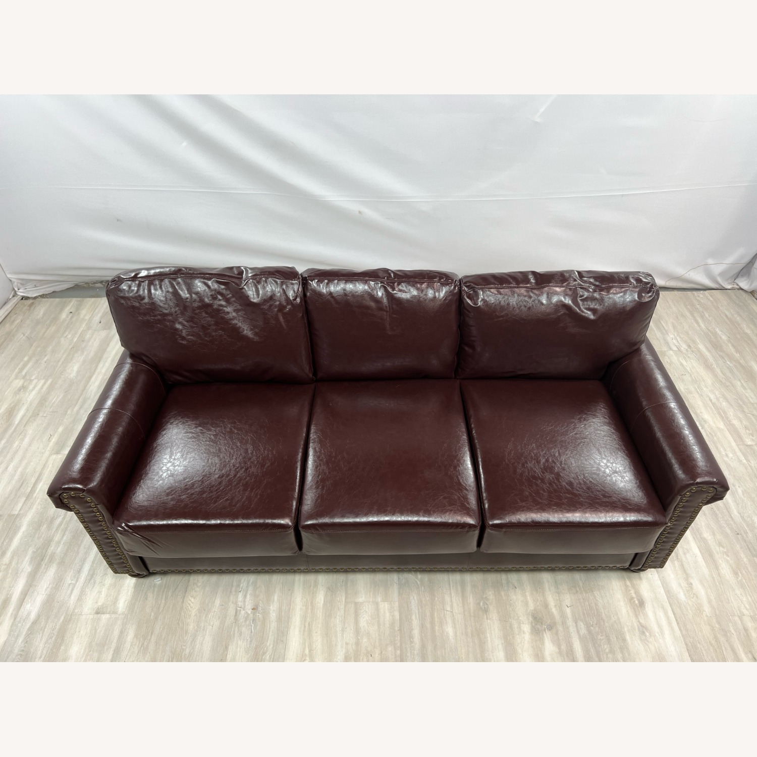 Charlton Home Denardo Leather Sofa with Storage - image-4