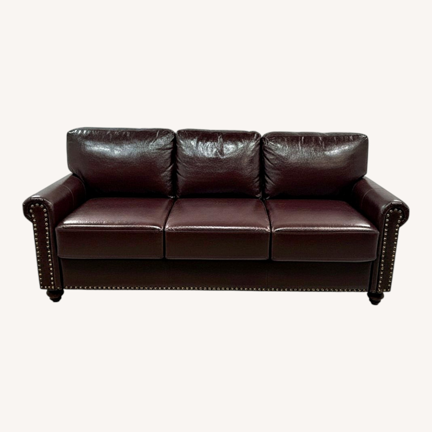 Charlton Home Denardo Leather Sofa with Storage - image-0
