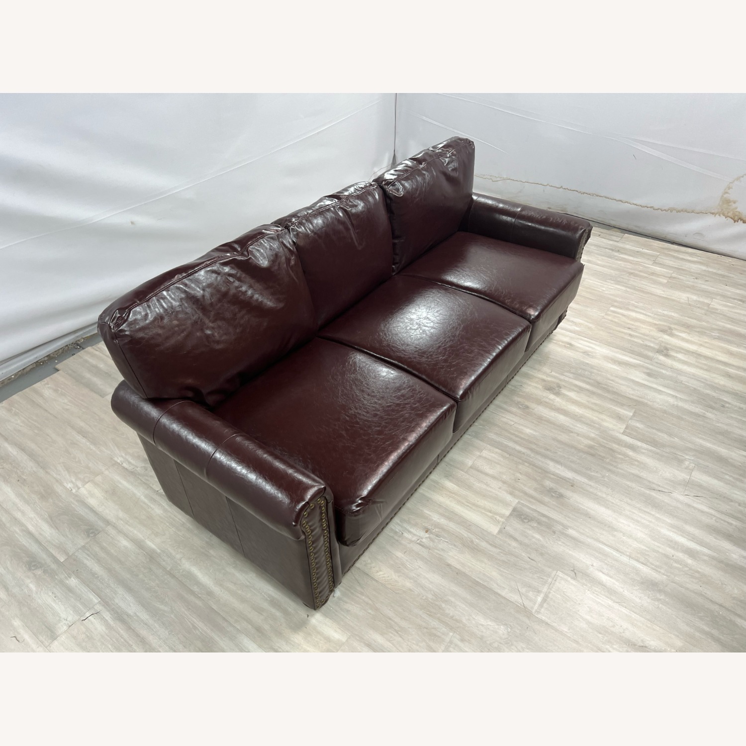 Charlton Home Denardo Leather Sofa with Storage - image-3