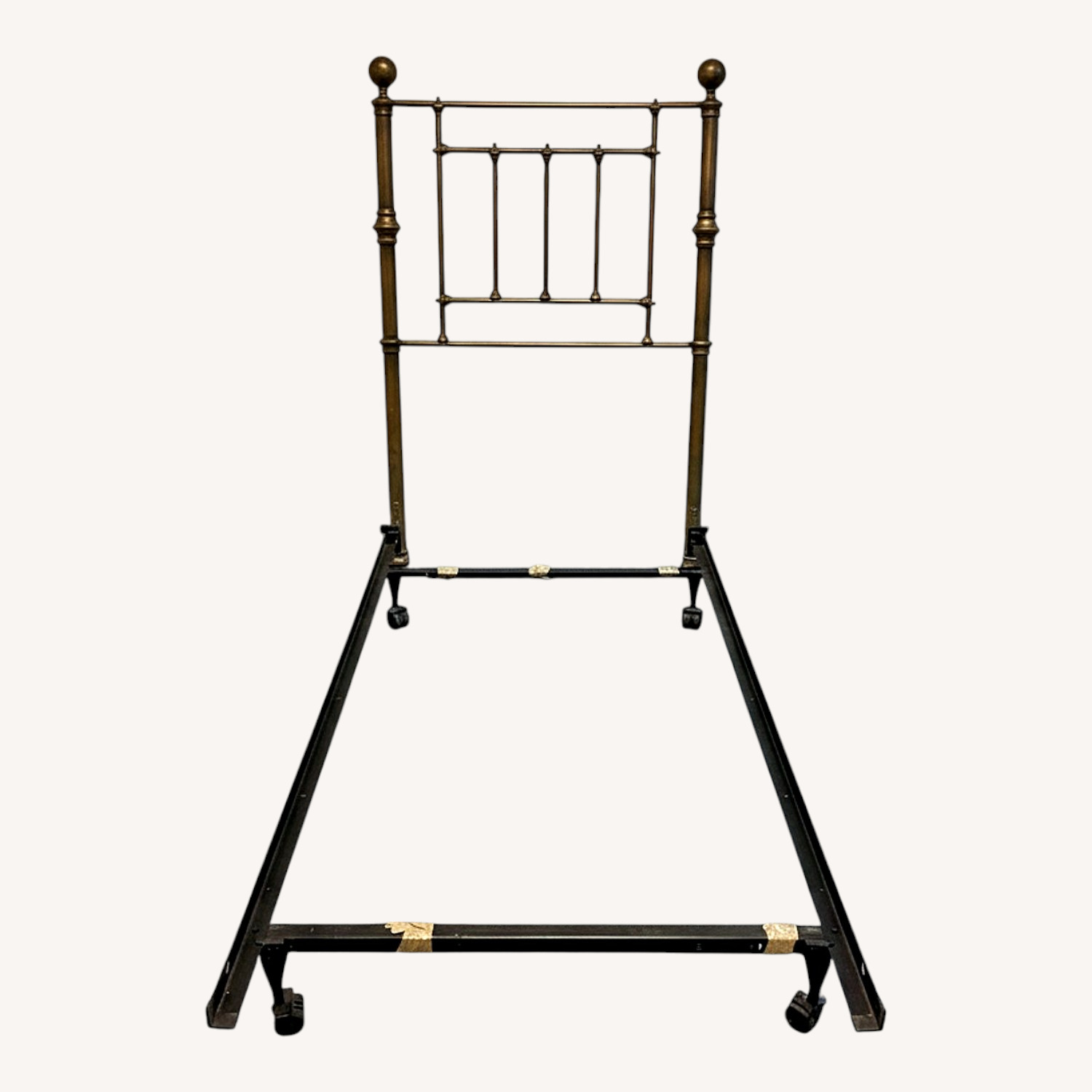 Brass Twin Headboard - image-0
