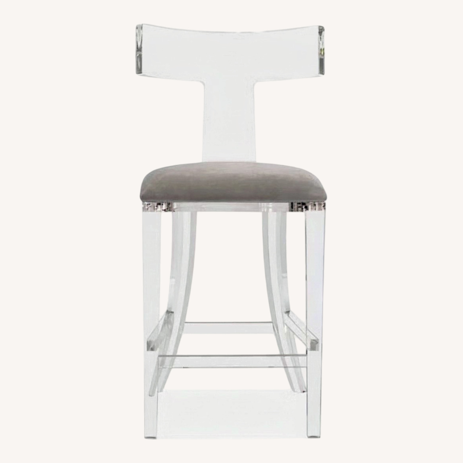 Interlude Home Tristan Klismos Counter Stools x2 - image-0