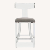 Interlude Home Tristan Klismos Counter Stools x2