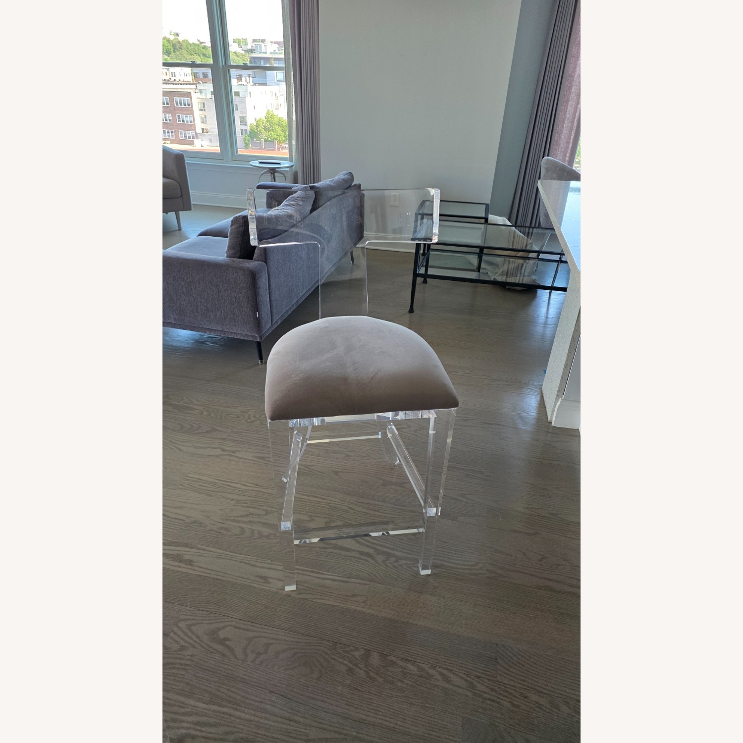 Interlude Home Tristan Klismos Counter Stools x2 - image-2