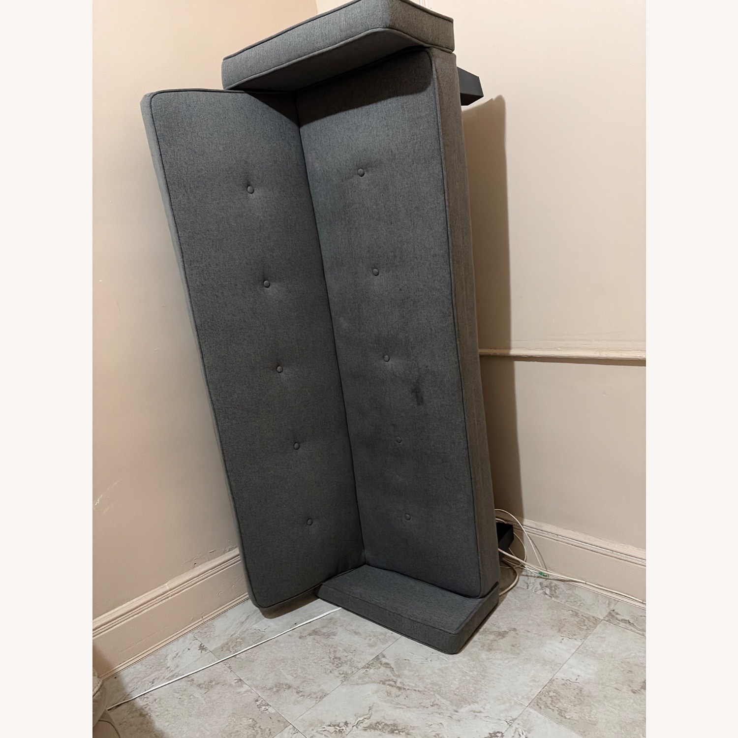 Dark Gray Sleeper Futon - image-4